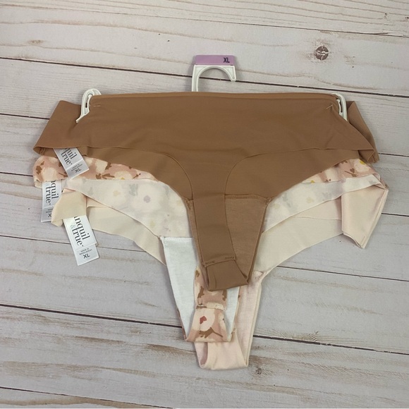 New TRANQUIL & TRUE Womans 3 Pack Thongs Size XL Matte Microfiber - Picture 4 of 6